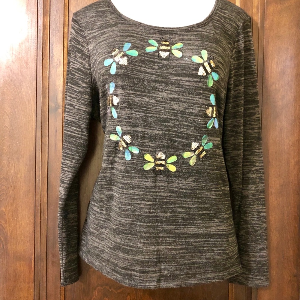 Lane Bryant long sleeve bumblebee tee. Like new.